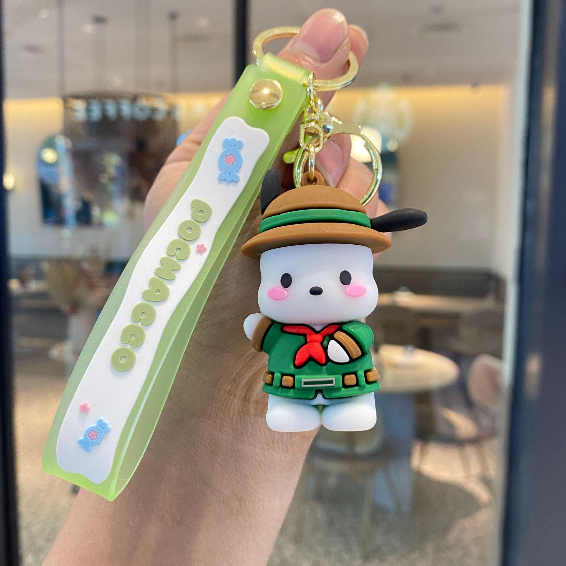 Nueva Sanrio llavero muñeca de dibujos animados colgante estudiante mochila accesorios bebé captura máquina pequeño regalo al por mayor