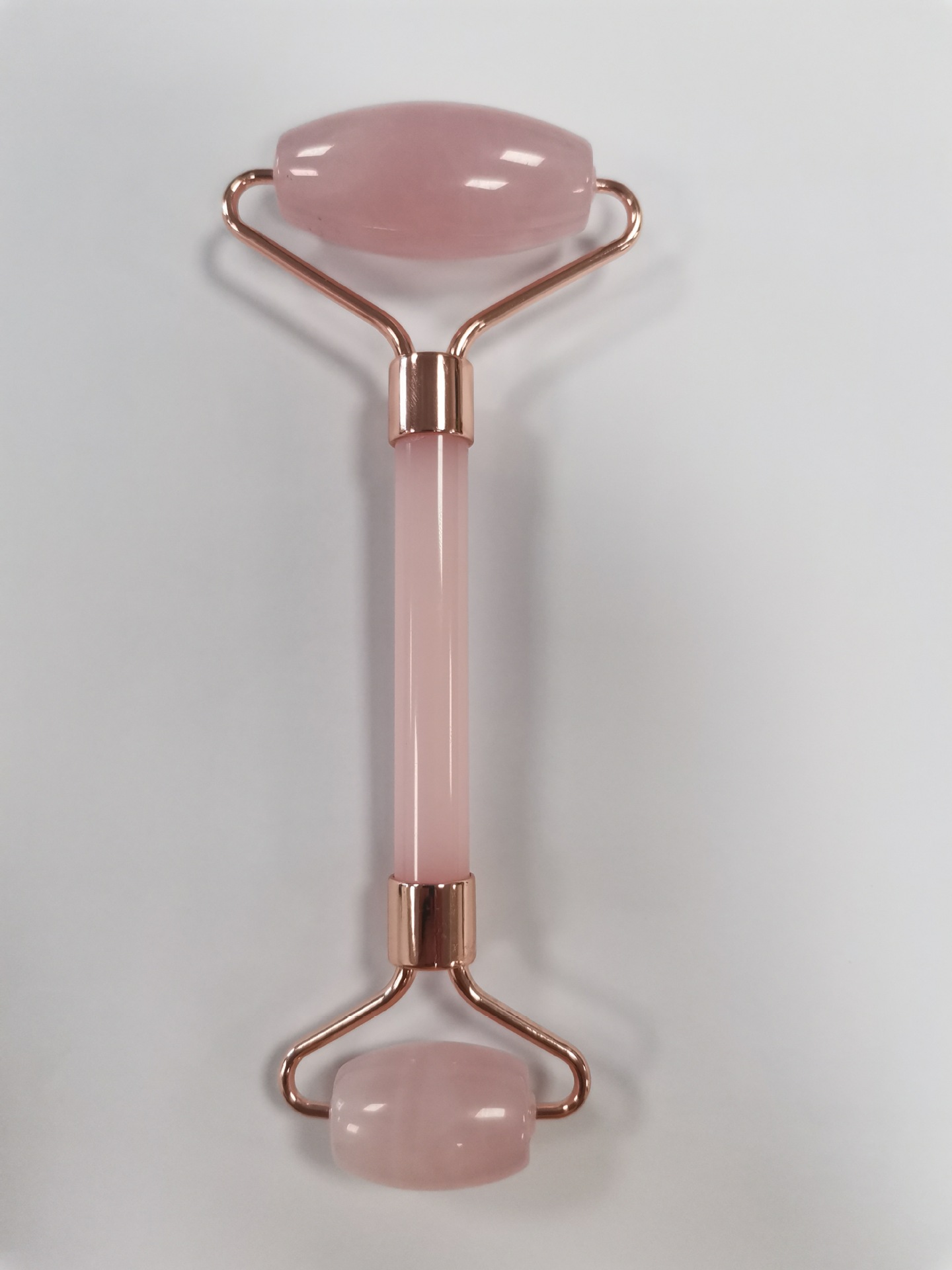 Rosa cristal Jade rodillo masajeador Opal belleza contenedor joya Amazon transfronteriza Jade rodillo fábrica al por mayor