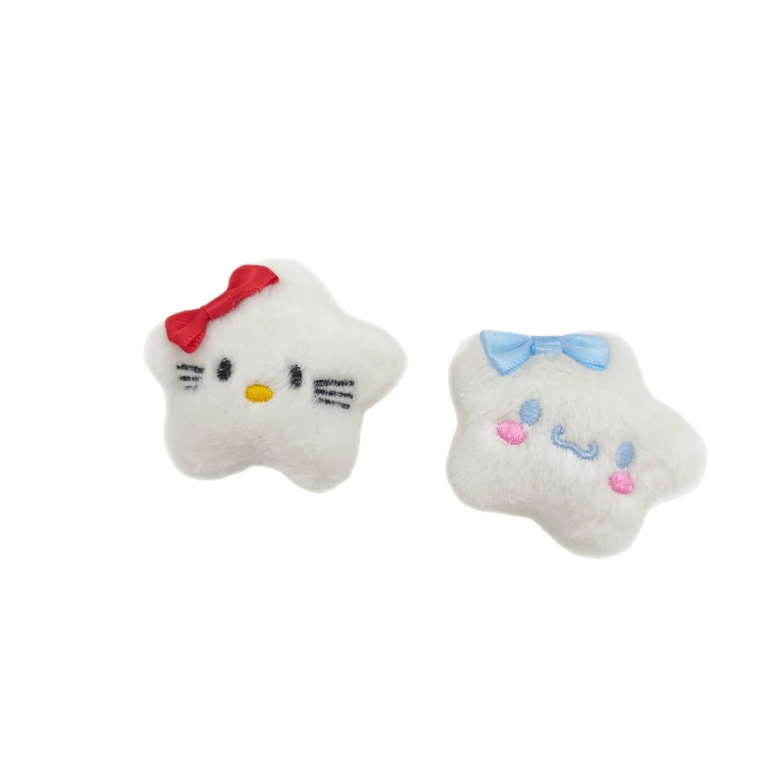 Cute My Melody, Cinnamoroll, Sanrio, and Star Plush Accessories, Clothing Accessories, Brooches, Hair Accessories, Shoe, Hat, and Sock Accessories