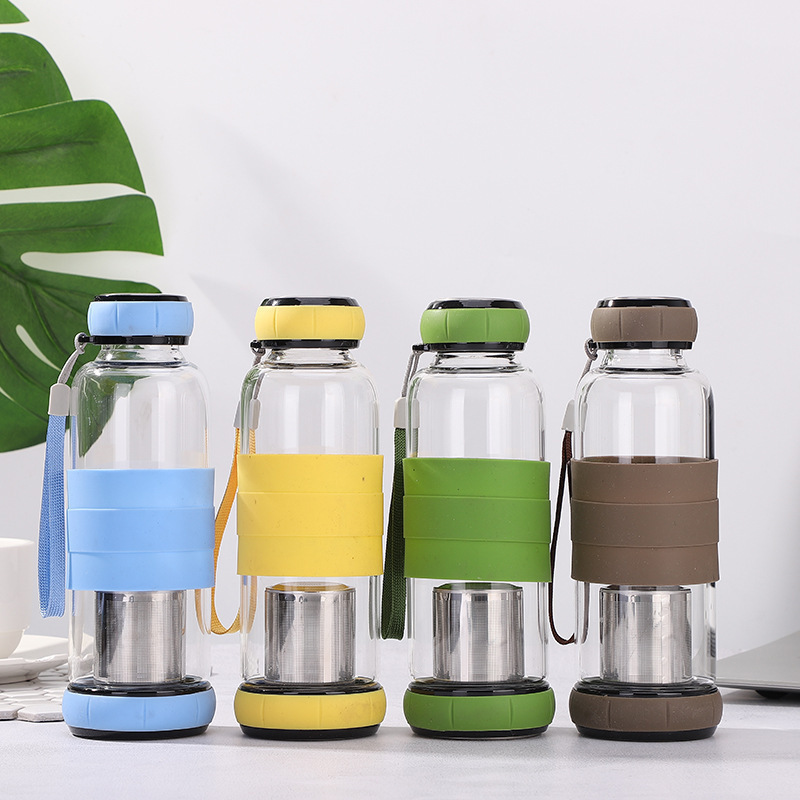 Summer New Style Pumpkin Cup Single-Layer Glass Cup Fresh and Creative Glass Cup Tea-Water Separation Glass Cup Wholesale Summer New Style Pumpkin Cup Single-Layer Glass Cup Fresh and Creative Glass Cup Tea-Water Separation Glass Cup Wholesale