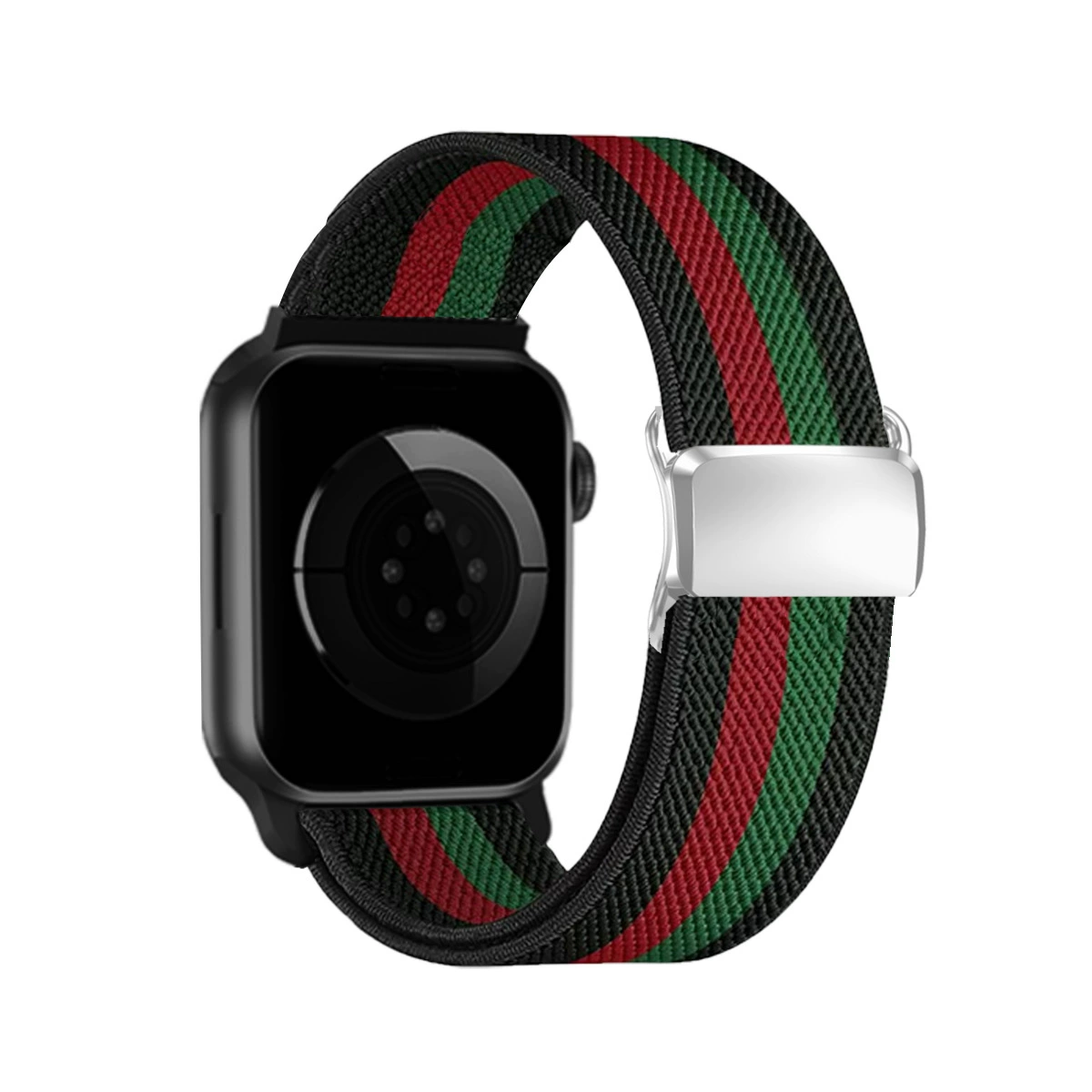 Нейлоновая эластичная магнитная лента 18/19/20/22 мм Versa2/3/4 подходит для Apple iwatch