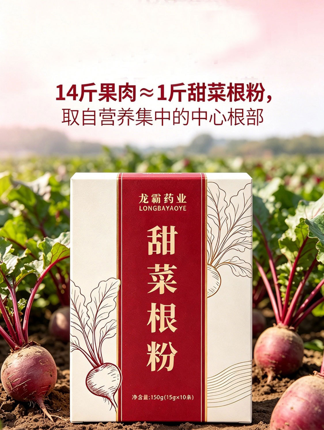 Beetroot Powder Tian Cai Gen Fen 150g Natural Vegetable Fruit Powder for Breakfast Drinks and Baking key features