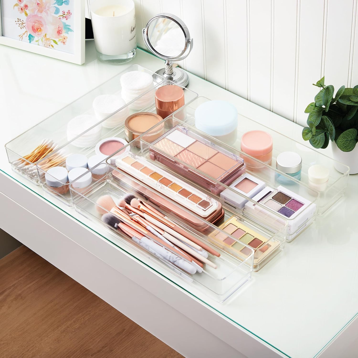 Multi-functional storage box, stationery, cosmetics, desktop organizer, drawer