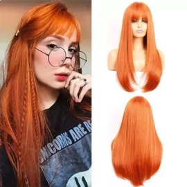 假发长卷发;假发短卷发;长直发假发