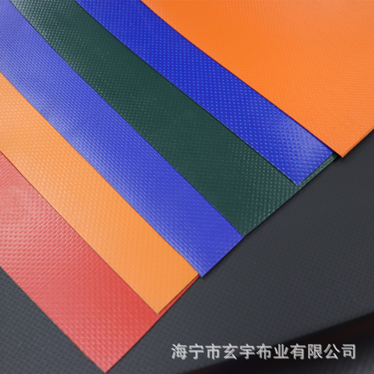现货直销45丝阻燃抗紫外线PVC涂层夹网布，户外充气材料