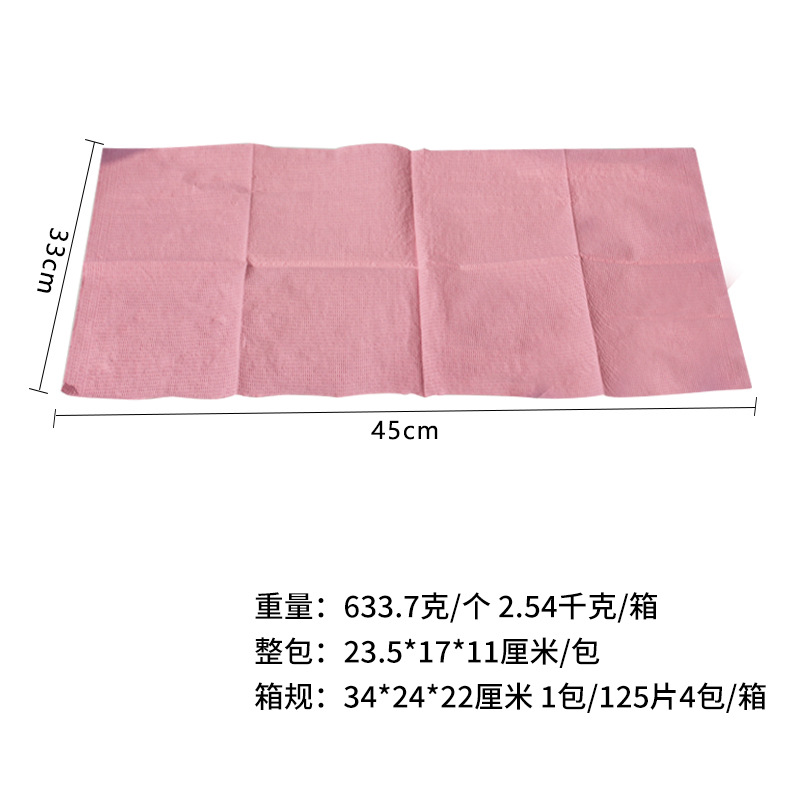 Dental oral desechable toalla bufanda toalla babero no encaje protector impermeable bufanda Toalla de saliva