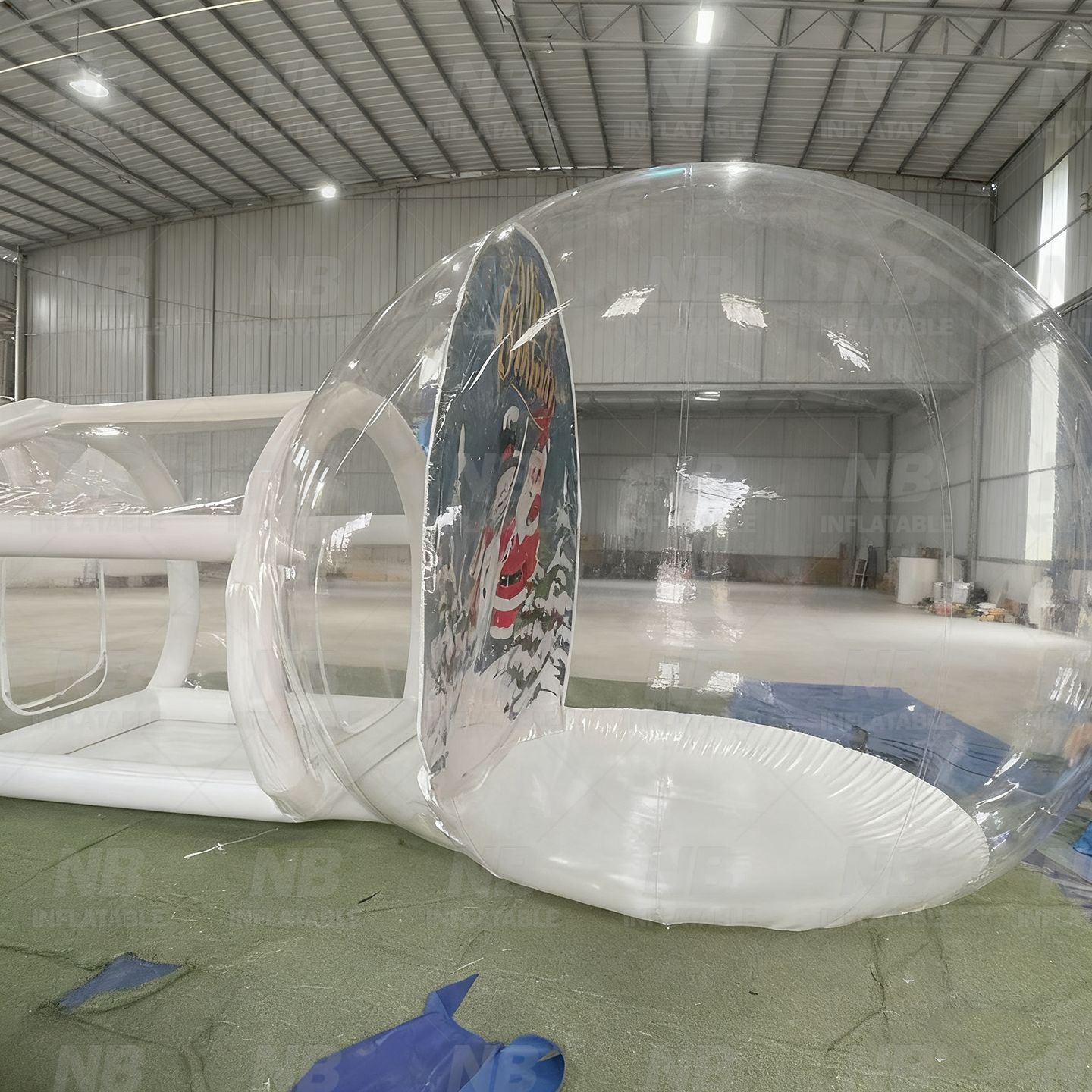 Bolas de nieve de Navidad inflables bolas transparentes exhibición al aire libre props de baile tiendas inflables rojas en línea bubbles inflables
