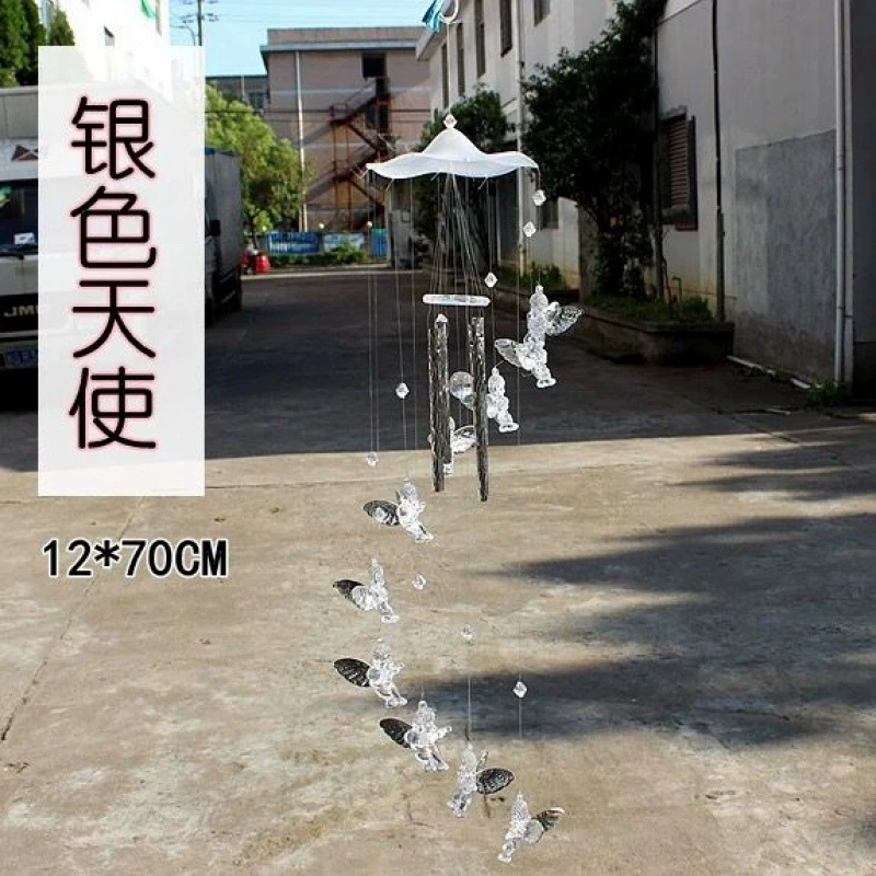 Подвеска-колокольчик, подарок на день рождения для женщин, поздравительная открытка с призраком, дельфин, сердце, оригами, кран, подвеска для лучшего друга, подруги