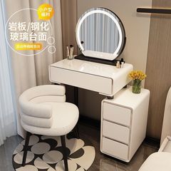 ドレッシングテーブル小さな寝室寝室収納モダンシンプル2024高価値スポットダストボックス一体型ドレッシングテーブル
