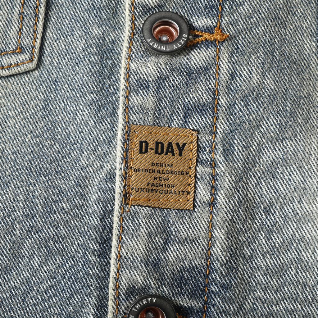 Veste en jean homme rétro coupe ample mode automne hiver_voghion.com