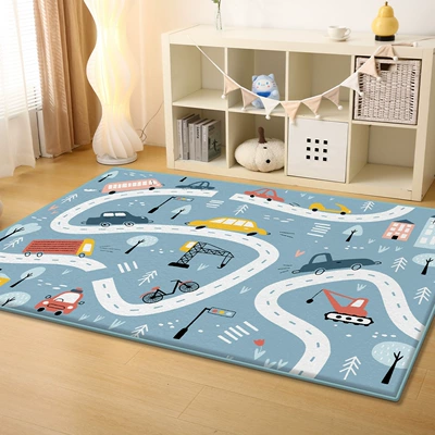 Avtomobil döşəmə paspasları – Bedroom Kang Mat Bedside Reading - winter-streets-one-piece-of-customization-contact-customer-service-customization-is-not-returnable-or-exchangeable