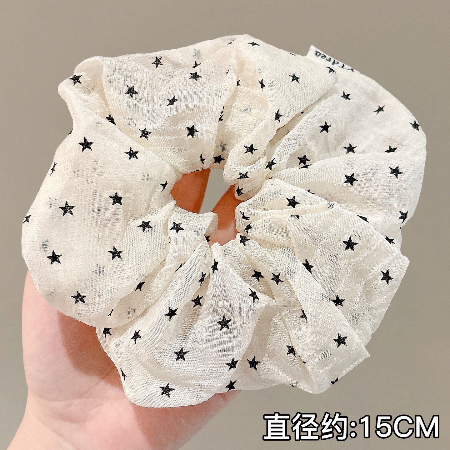 Anillo para el cabello de intestino grueso de gran tamaño coreano, bufanda cuadrada de alta calidad femenina, cuerda para el cabello, banda elástica y duradera, flor de viento perezosa