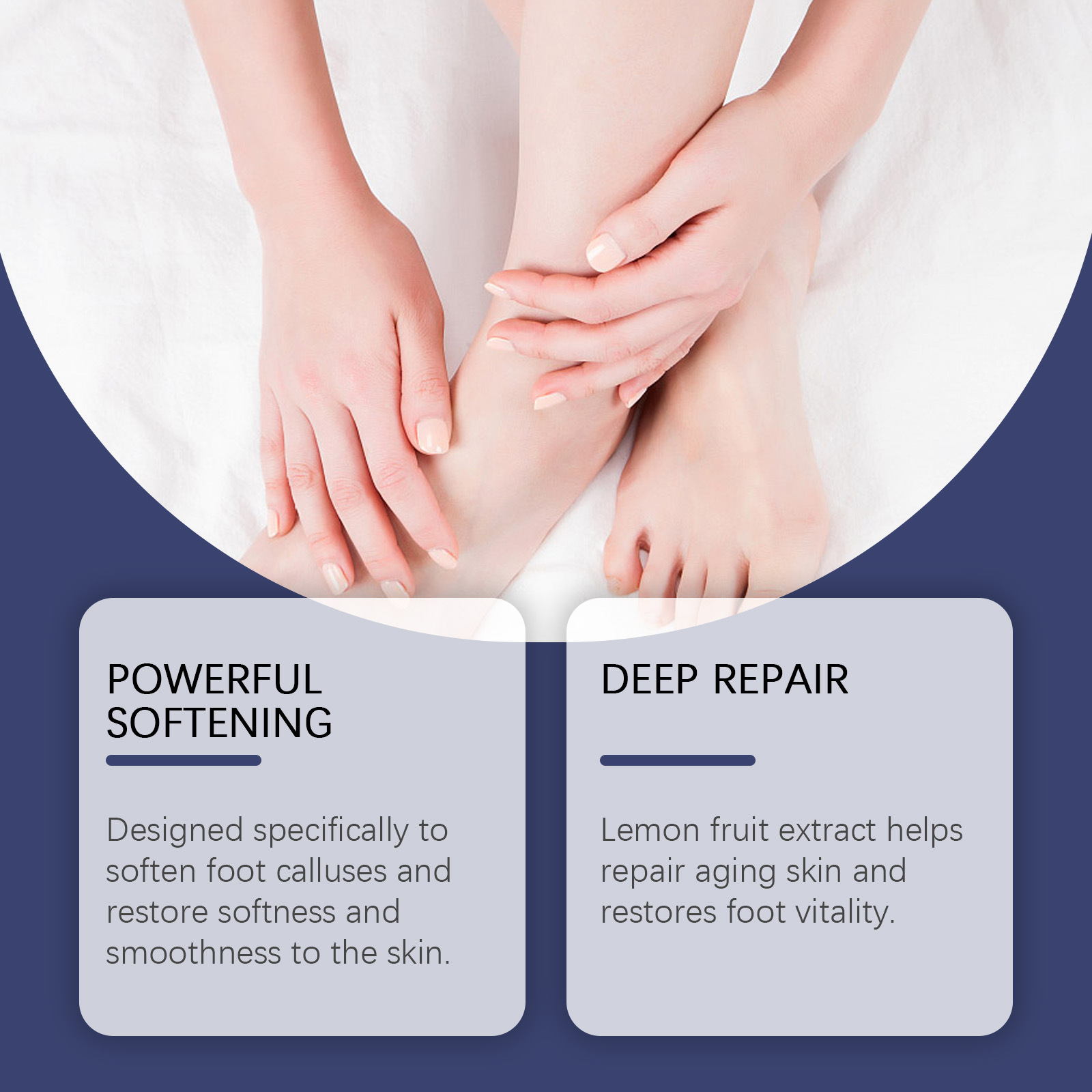 OceAura Fußpflege-Gel, sanft reinigendes, feuchtigkeitsspendendes Fußmassage-Pflegegel für die tägliche Anwendung_voghion.com