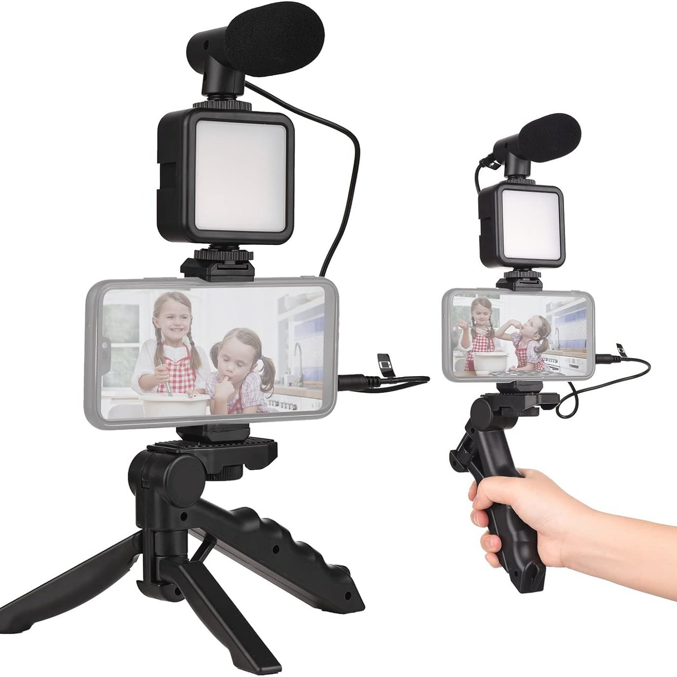 Teléfono móvil profesional grabación de video en vivo luz de relleno LED presentador de celebridades de Internet Douyin transmisión en vivo juego de equipos de video corto