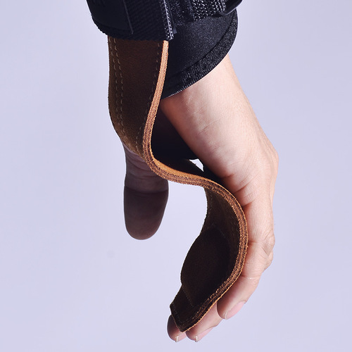 Deadlift assist belt cowhide palm guard wrist fitness gloves men and women horizontal bar pull-up auxiliary grip belt