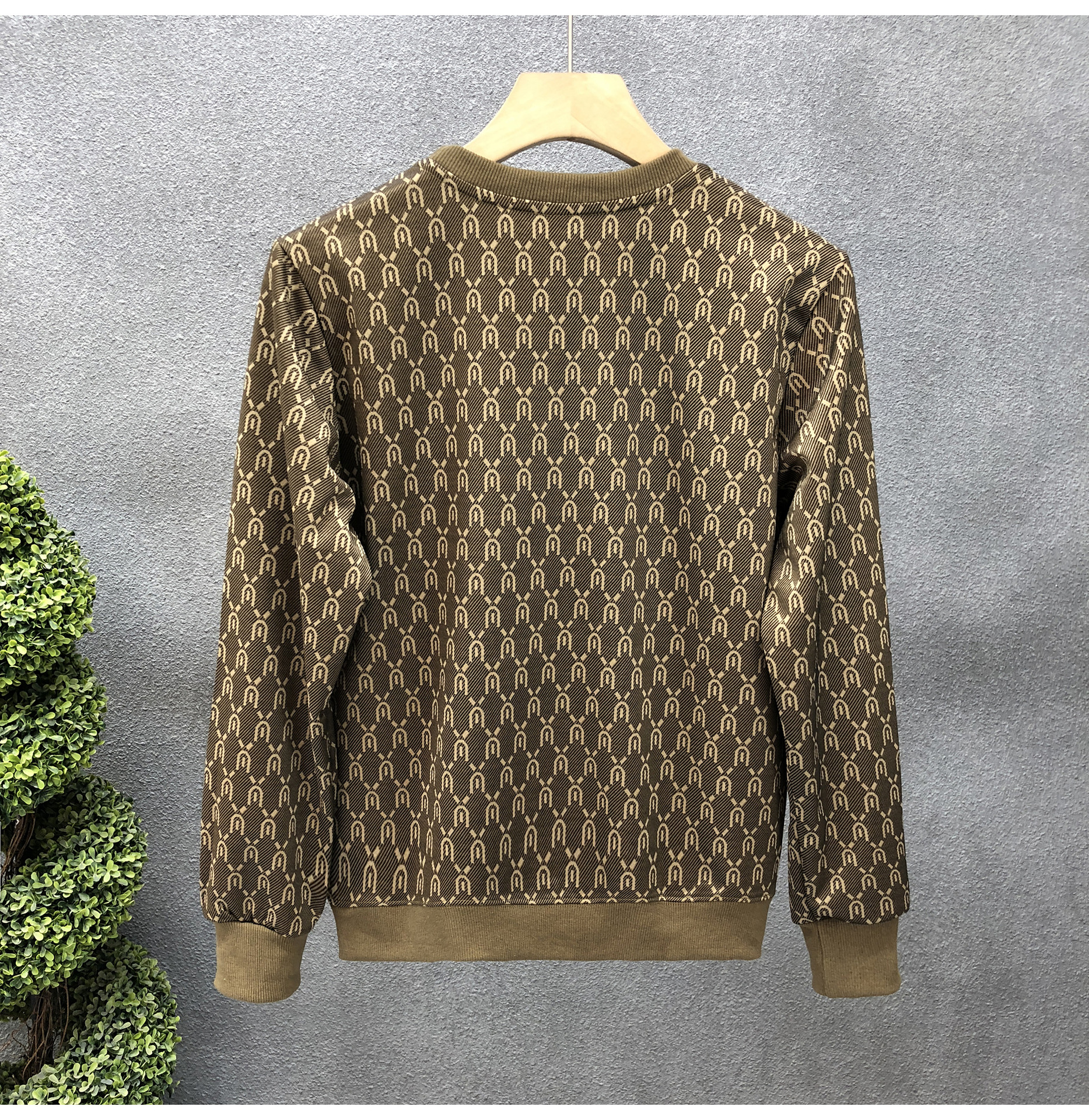 Felpa stampata di lusso Camicia a maniche lunghe sottile di marca alla moda primavera autunno da uomo 2024 Camicia a maniche lunghe da uomo nuova 2024_voghion.com