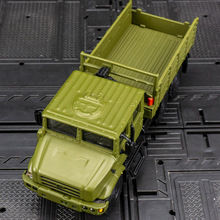 JV64001仿真1:64经典解放MV3军事战术卡车静态模型摆件合金车模