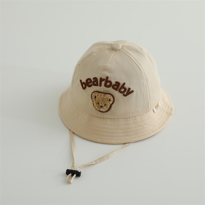 2025 nuevo sombrero de primavera bebé otoño invierno osos niñas y niños sombrero de pescador sombrero para bebés pequeños