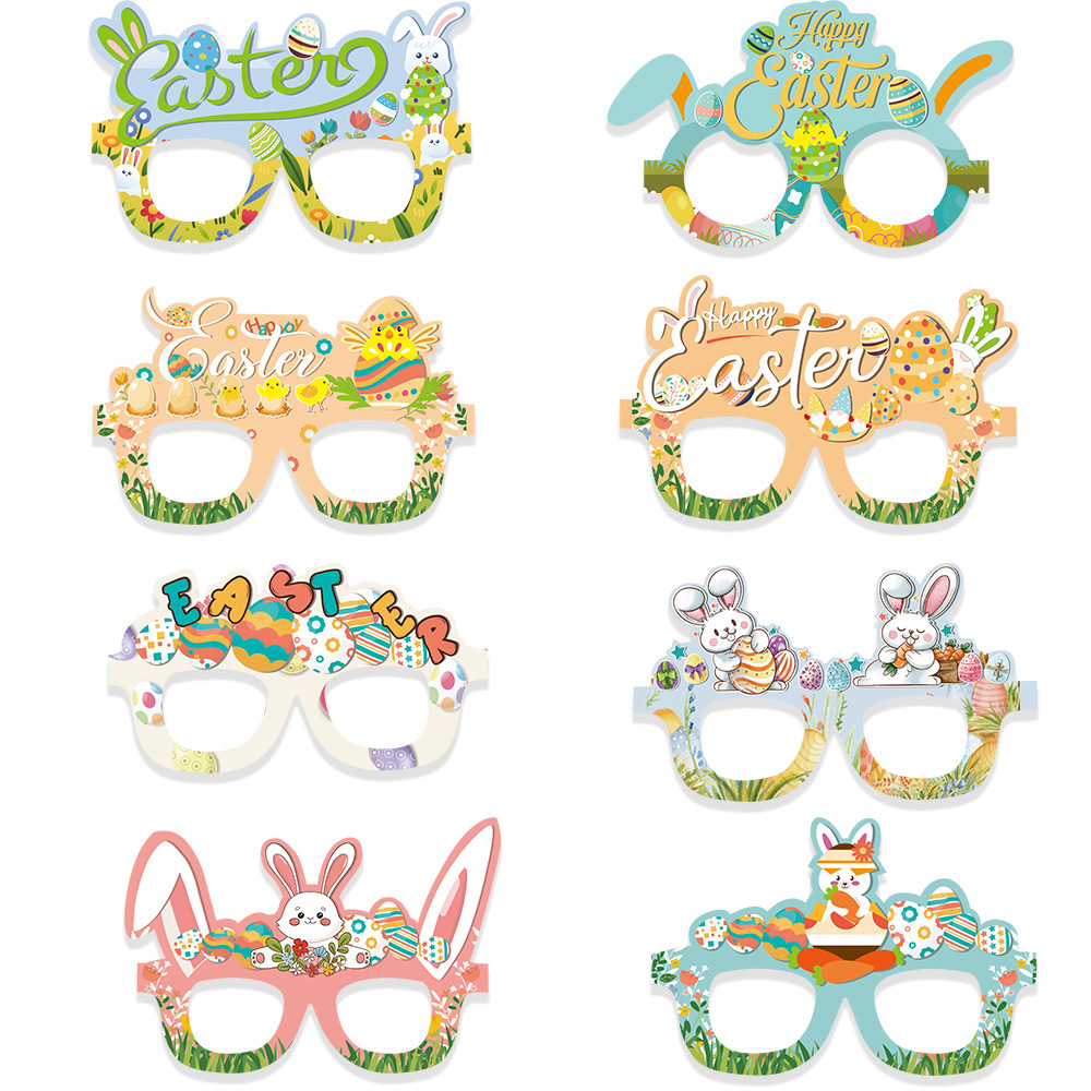 Gfas de papel de Pascua (8 piezas / conjunto)