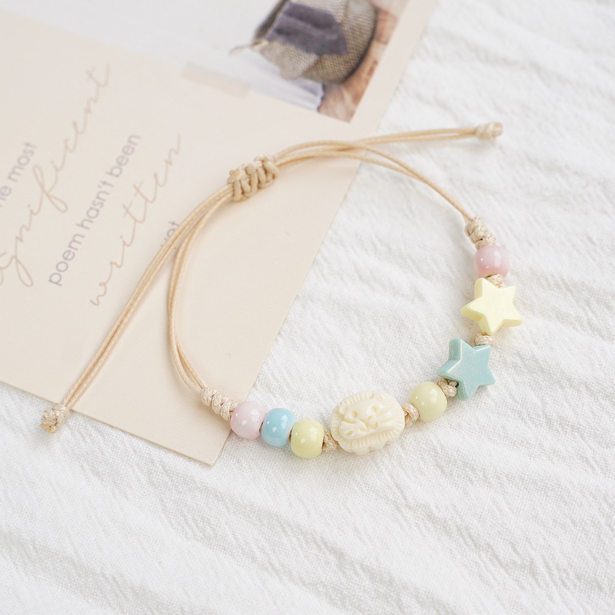 景德镇小众编织陶瓷手链