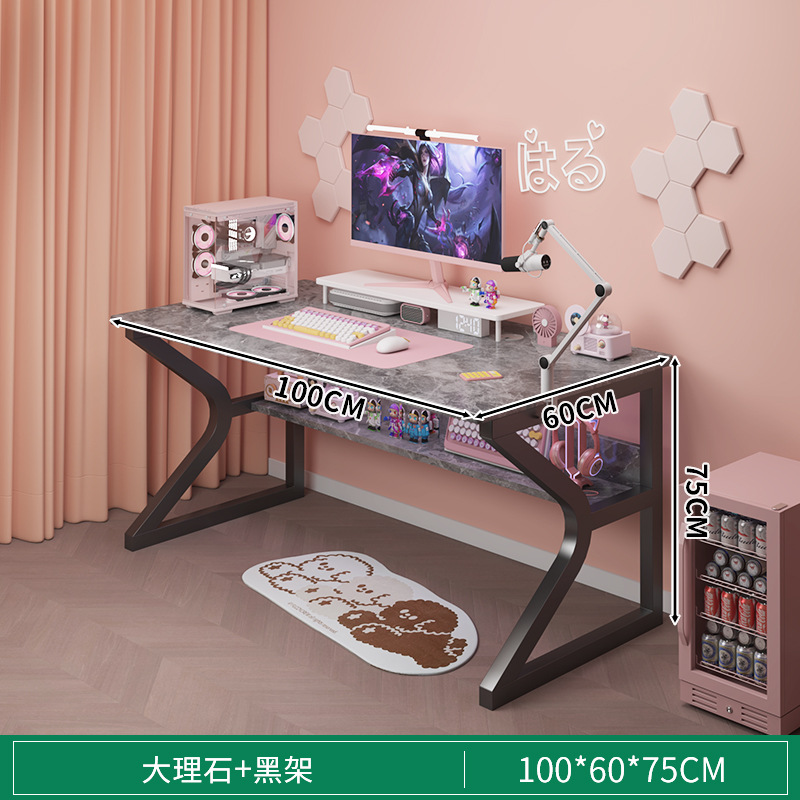 Escritorio de computadora blanca escritorio doméstico dormitorio de niñas escritorio de escritorio simple escritorio de escritorio