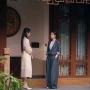 同款牛仔亚麻棉假两件阔腿裤