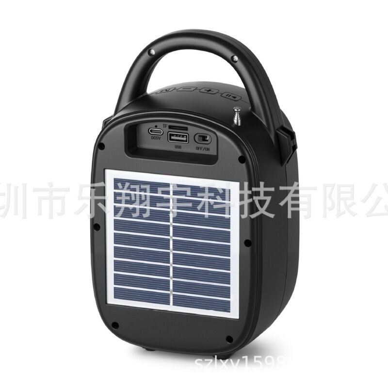 L12 アフリカホット販売新しい屋外バックパックソーラーパネル充電 Bluetooth ステレオサブウーファーラジオ付き|undefined