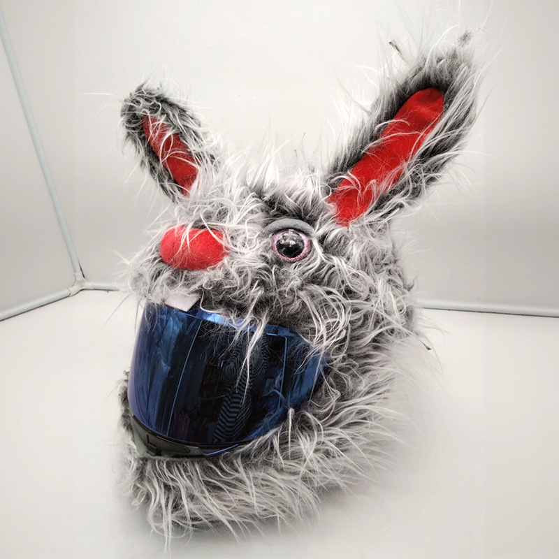 Full Helmet Plush: Motuoche Auto Parts and Accessories - long-haired-rabbit