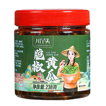 川丫头剁椒黄瓜皮下饭菜脆爽黄瓜条湖南特产腌制咸菜下饭批发泡菜