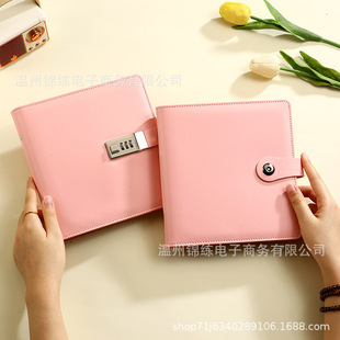 Leather Password Cash Storage Wallet Macaron Banknote Storage Book Commemorative Coin Collection Book Money Book Wholesale