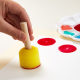 Wooden handle mushroom head sponge brush children's diy painting sponge seal pigment graffiti art brush manufacturers wholesale