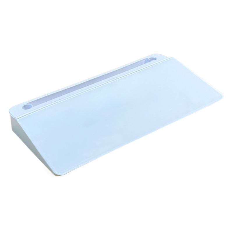 Tablero de escritura de pizarra de almacenamiento de escritorio de vidrio templado pizarra magnética para niños tablero de mensajes borrable