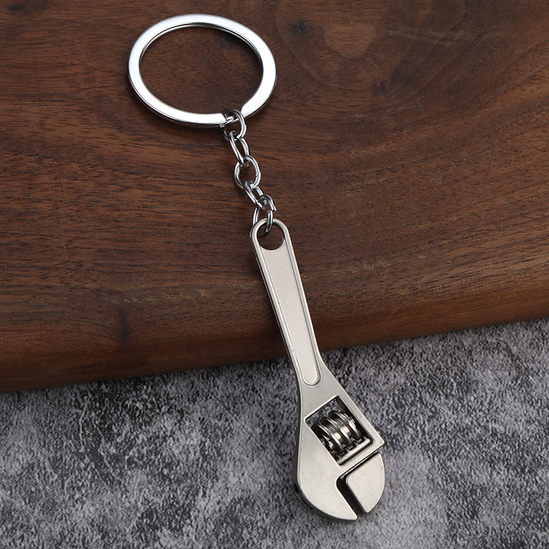3dシミュレーションツールキーホルダー創意ツールキーホルダー金属実用小ギフトレンチツールキーホルダー