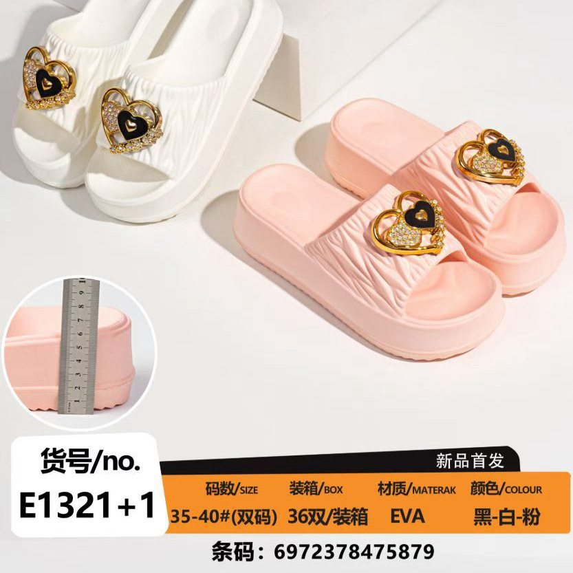 2026 nuevos zapatillas de verano para usar en interiores para la playa Eva para aumentar la altura de las zapatillas frías