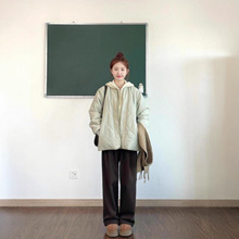2025新款日系复古羽绒棉服女冬季小个子棒球夹棉棉衣棉袄韩系外套