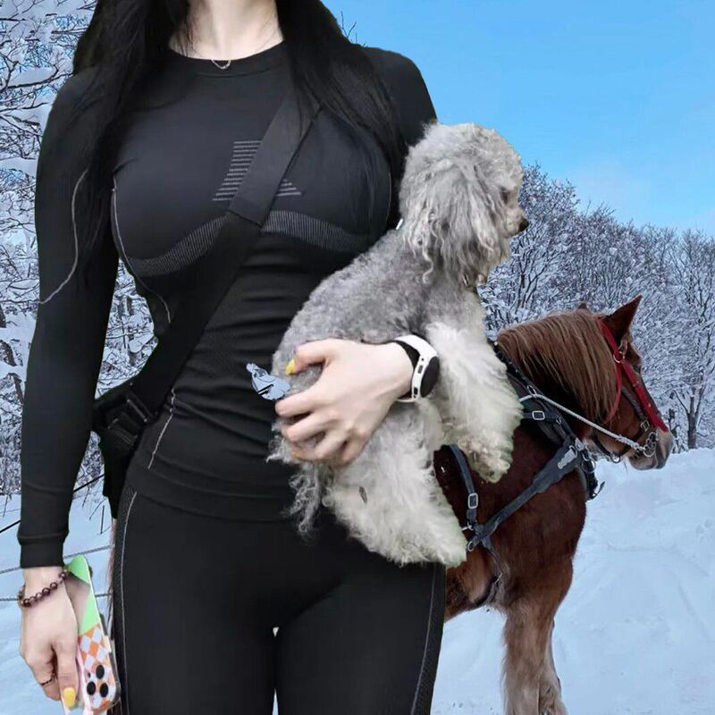 P6M Ski Quick-Drying Clothing Mountaineering Hiking Marathon Functional Intimates Autumn and Winter Outdoor Sports Warm and Cold-Proof