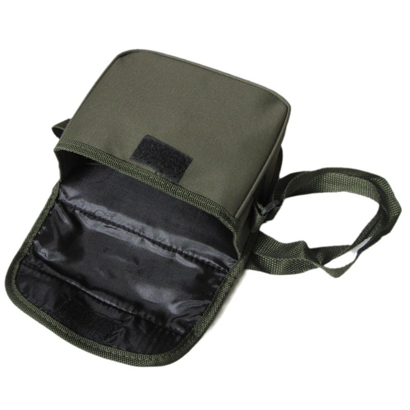 600D涤纶军绿牛津布望远镜包双头望远镜单肩挎包可调节望远镜包