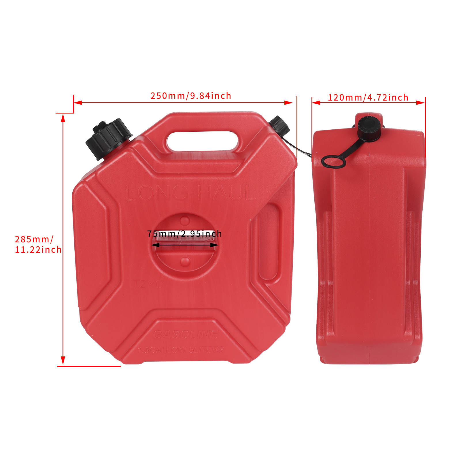 High-Quality Emergency Portable Oil Drum, Explosion-Proof and Anti-Static Gasoline Drum, Spare Fuel Tank for Cars, Motorcycles, and Outboard Motors