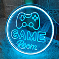 亚马逊新品game room电竞房创意造型霓虹灯3D雕刻发光氛围灯led灯