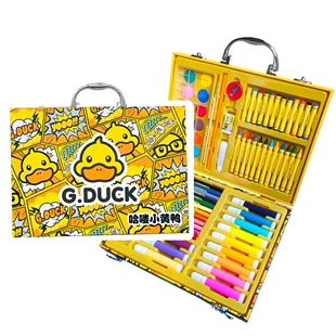 Набор для рисования G.DUCK 67 предметов фломастеры и мелки