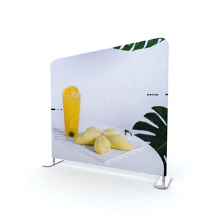Yuhou factory fast curtain show background arc fast curtain show background wall sign-in background display stand