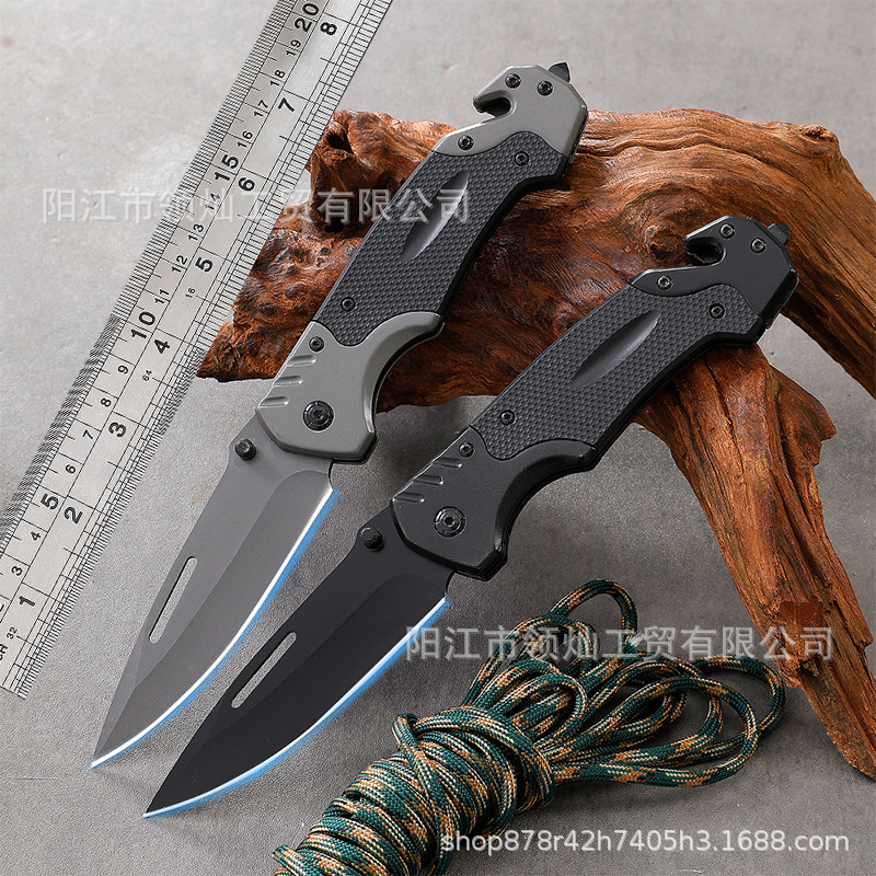 户外折叠刀家用厨房多用刀不锈钢水果刀露营野外方便携带小刀