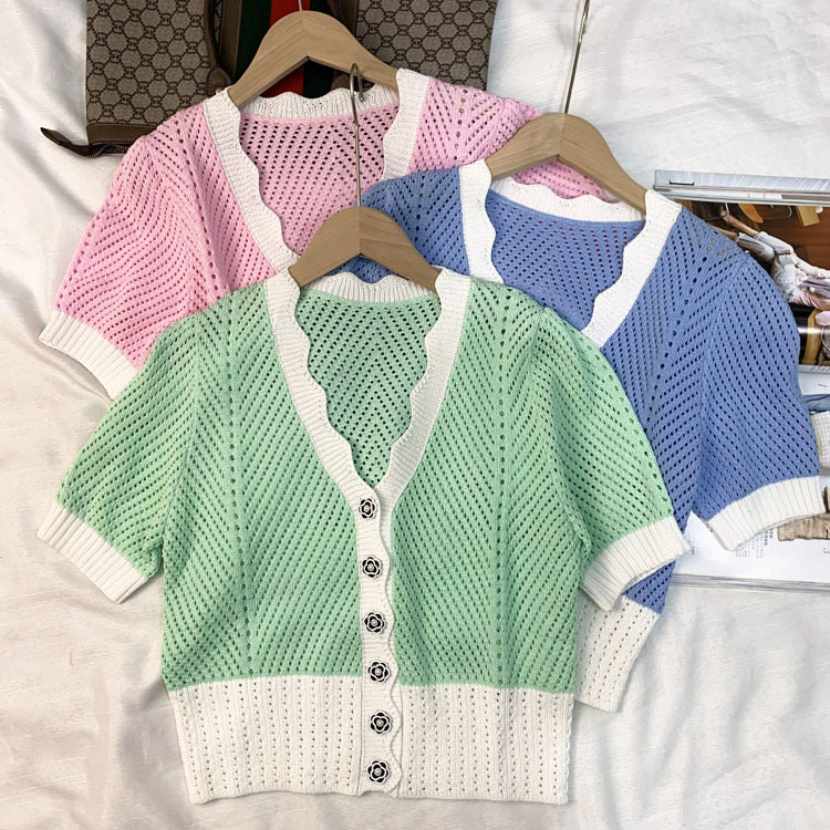 Summer knitted sweater