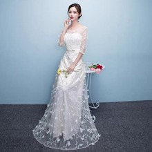 伴娘服女2025新款韩版连衣裙修身气质优雅长款生日年会宴会晚礼服