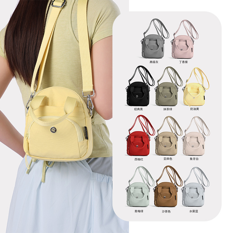 새로운 스타일 간단한 핸드백 캐주얼 올 매치 어깨 크로스 바디 백 미라 쇼핑 휴대 전화 동전 지갑 국경 패션