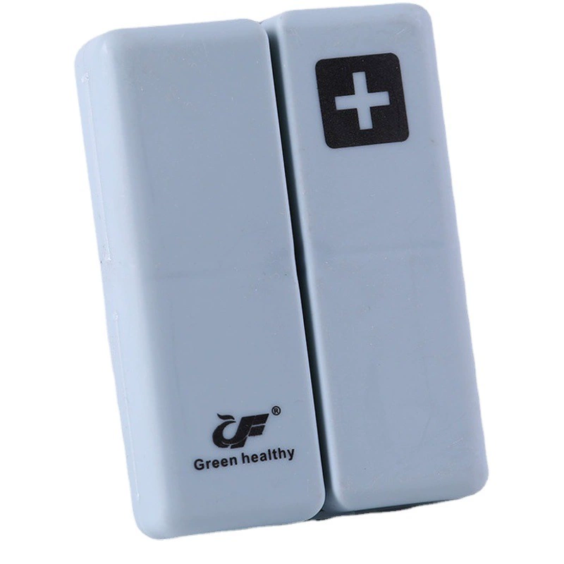 Четырехцветная откидная подупаковка Nordic, удобная для переноски во время путешествий, небольшая Магнитная складная коробка для таблеток с 7 сетками