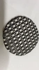 Black gridless laceless mesh non -elastic surface