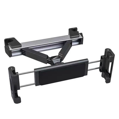 Car Backseat Tablet Phone Holder, Rear Seat Backrest Rotatable iPad Support Stand, In-Car Tablet Holder (Car phone holder) - q2-rear-seat-bracket-black-high-quality