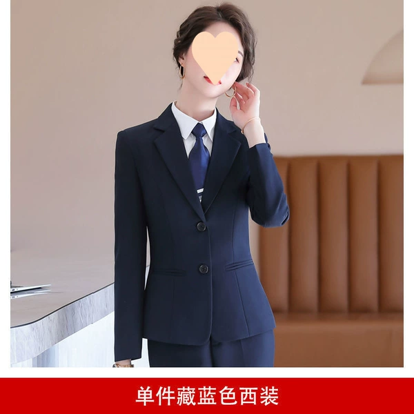 Single piece of hidden blue suit