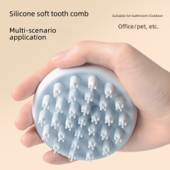 Silicone Hairbrush, Hair Wash Magic, Hair Washing Comb, Hair Massaging Brush, Cleansing Scalp Oil, Cleaning Hairbrush Head